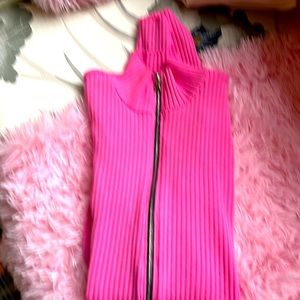 Cotton Citizen. Ibiza turtleneck   Hot pink. Size Small